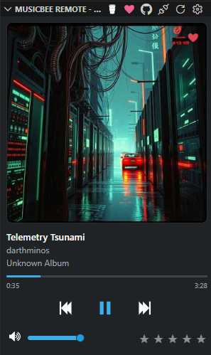 Now Playing - Breeze Theme