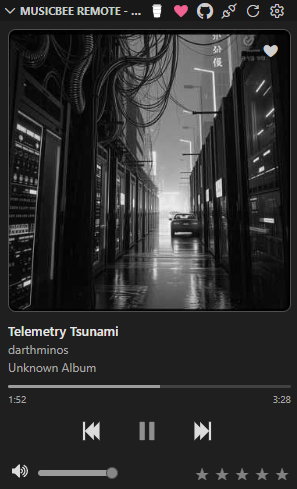 Now Playing - Grayscale Theme