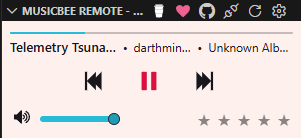 Now Playing - Horizon Bright Theme - Mini