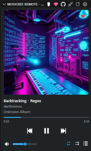 Now Playing - Breeze Theme