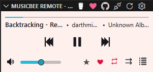 Now Playing - Horizon Bright Theme - Mini