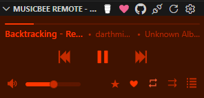 Now Playing - Mono (Red) Theme - Mini